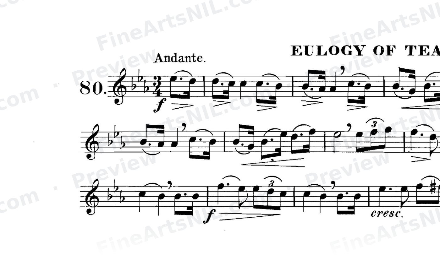 The Art of Phrasing / No. 80 / Eulogy of Tears.