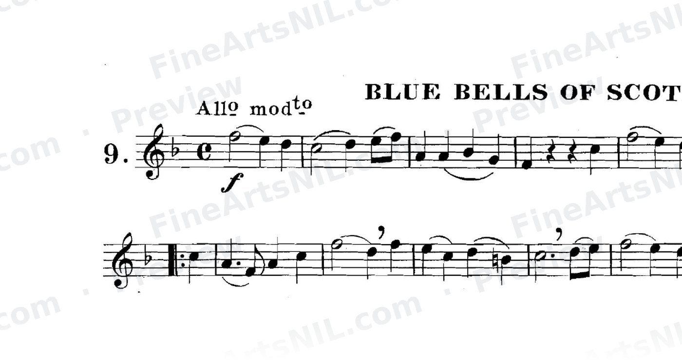The Art of Phrasing / No. 9 / Blue Bells of Scotland.
