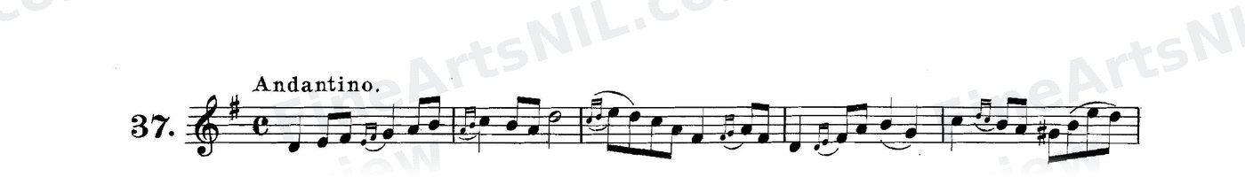 The Double Appoggiatura (Grace Note) / No. 37