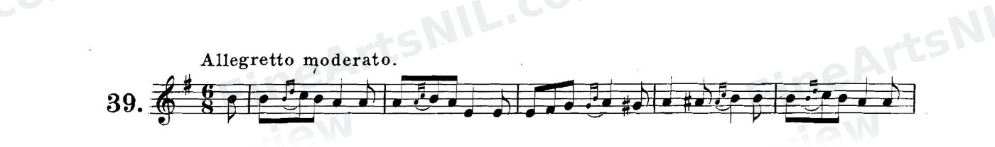 The Double Appoggiatura (Grace Note) / No. 39
