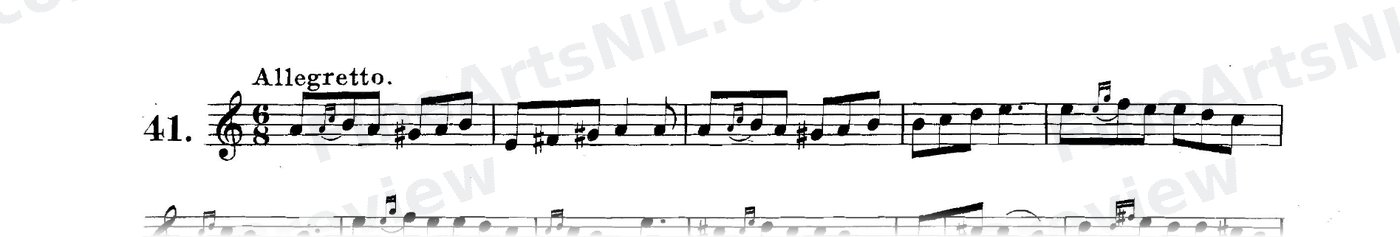 The Double Appoggiatura (Grace Note) / No. 41