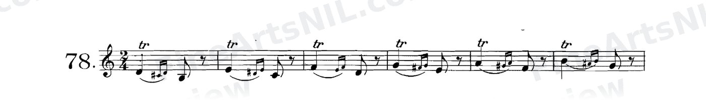 The Trill (or Shake) / No. 78