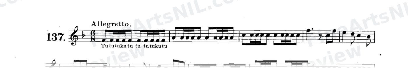 Tonguing as applied to the Trumpet / No. 137