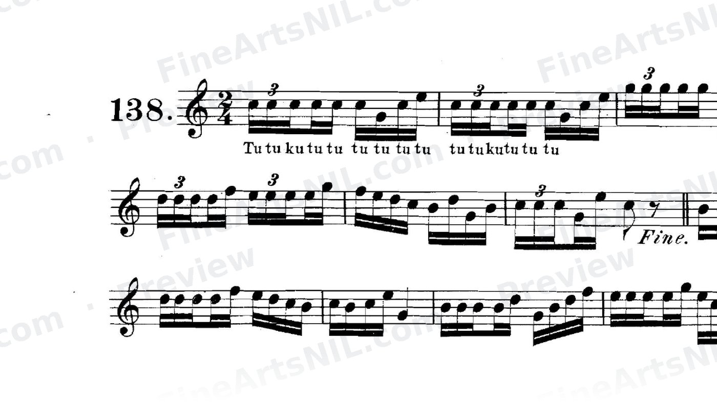 Tonguing as applied to the Trumpet / No. 138