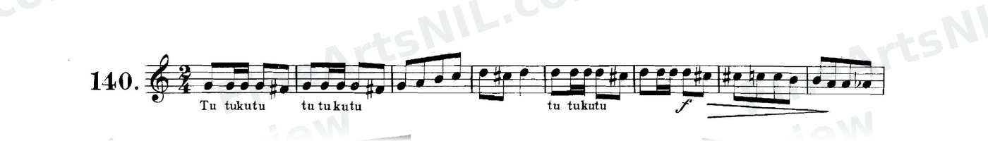 Tonguing as applied to the Trumpet / No. 140