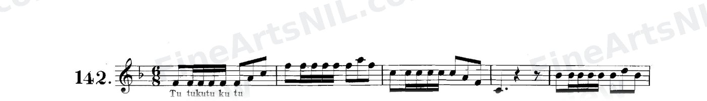 Tonguing as applied to the Trumpet / No. 142