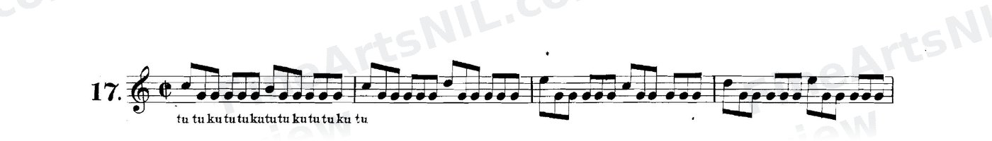 Triple Tonguing / No. 17