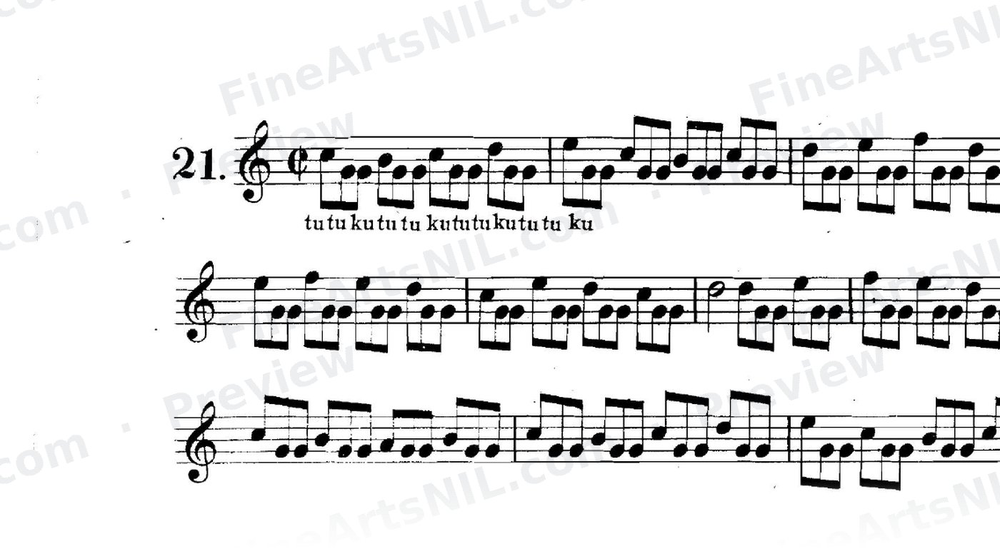 Triple Tonguing / No. 21