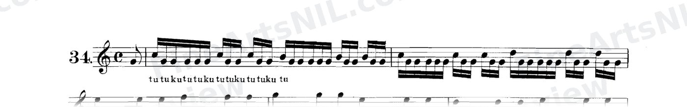 Triple Tonguing / No. 34
