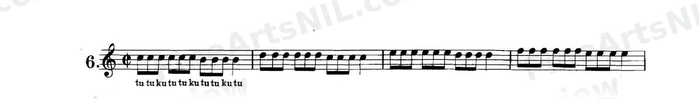 Triple Tonguing / No. 6