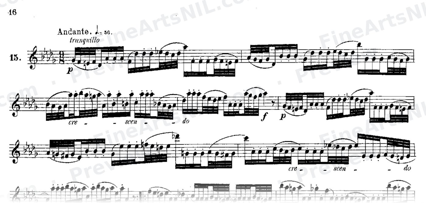 24 Instructive Exercises, Op. 30 / No. 15 / Exercise No. 15