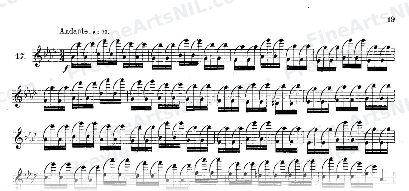 24 Instructive Exercises, Op. 30 / No. 18 / Exercise No. 18