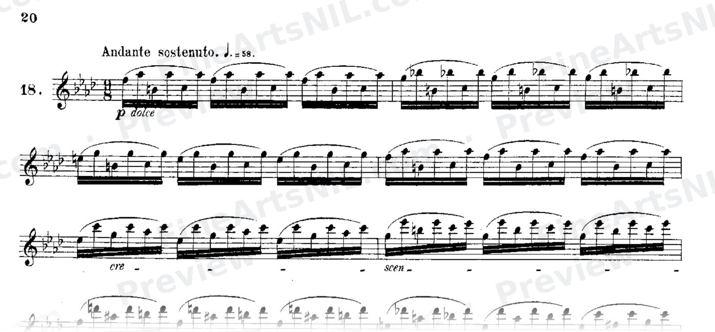 24 Instructive Exercises, Op. 30 / No. 19 / Exercise No. 19