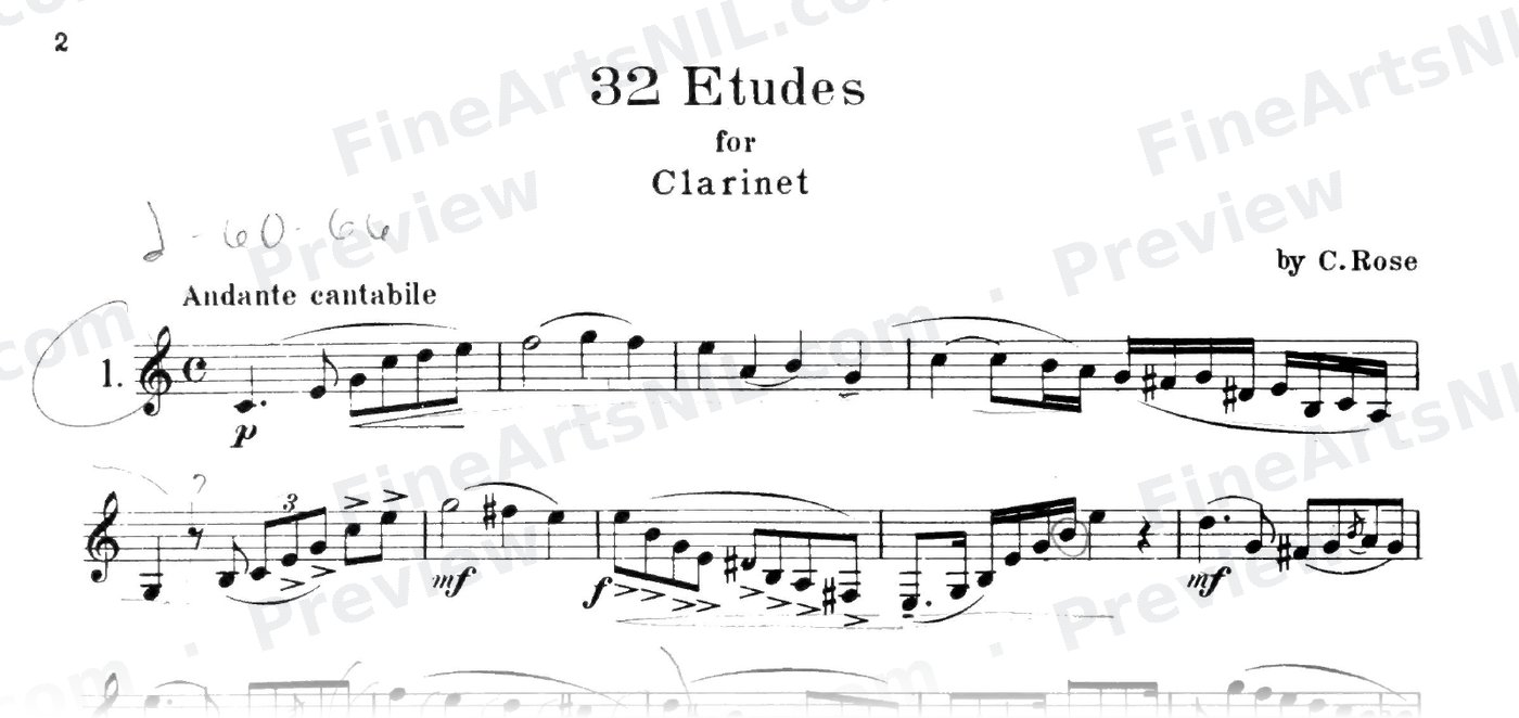 32 Etudes / No. 1 / Etude No. 1
