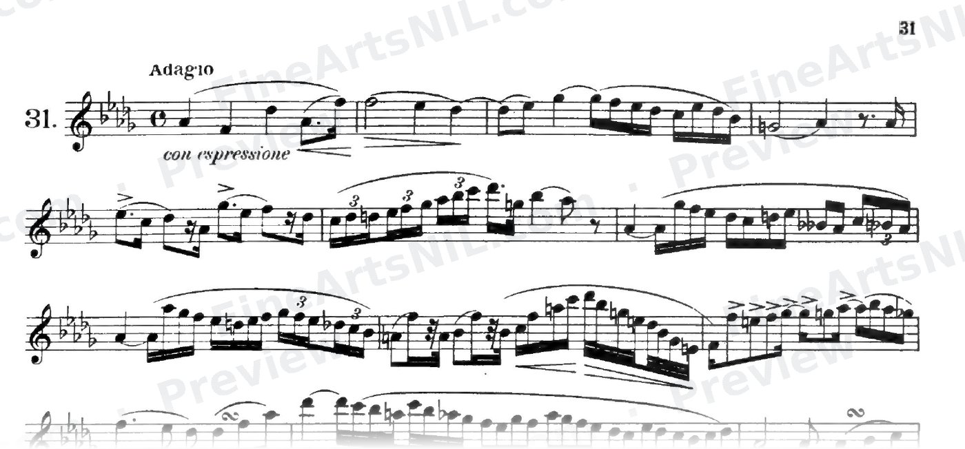 32 Etudes / No. 31 / Etude No. 31