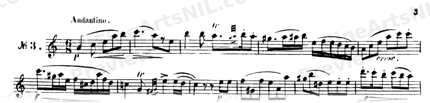 48 Studies, Op. 31 / No. 3 / Study No. 3
