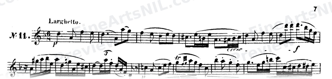 48 Studies, Op. 31 / No. 11 / Study No. 11
