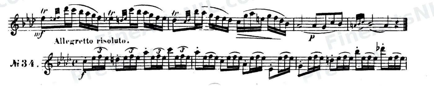 48 Studies, Op. 31 / No. 34 / Study No. 34