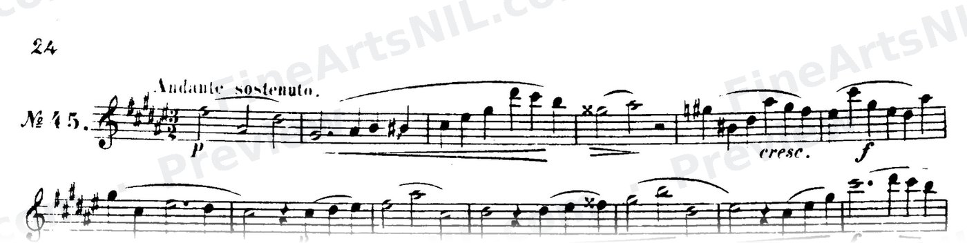 48 Studies, Op. 31 / No. 45 / Study No. 45