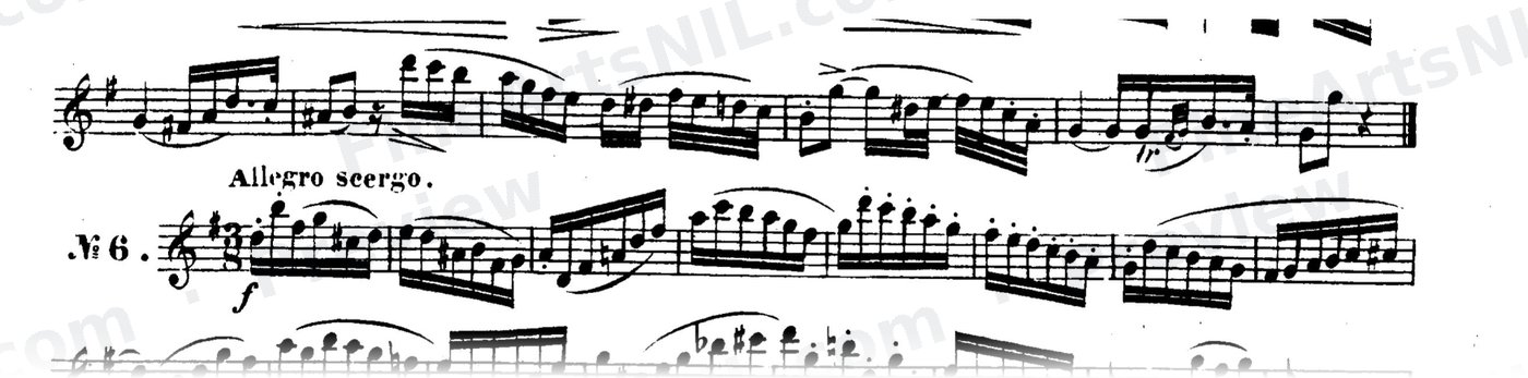 48 Studies, Op. 31 / No. 6 / Study No. 6
