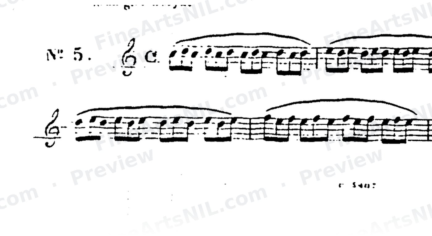 60 Selected Studies, Op. 6 Book I / No. 5 / Study No. 5