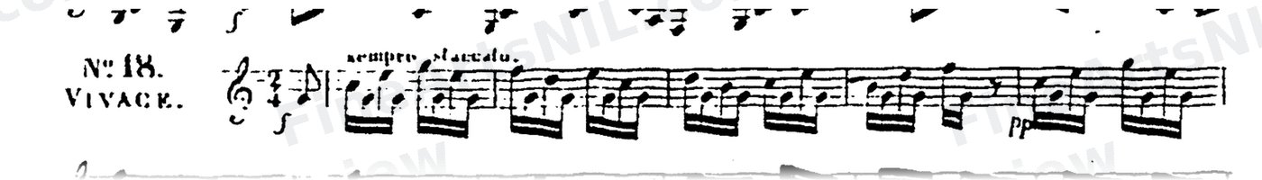 60 Selected Studies, Op. 6 Book I / No. 18 / Study No. 18