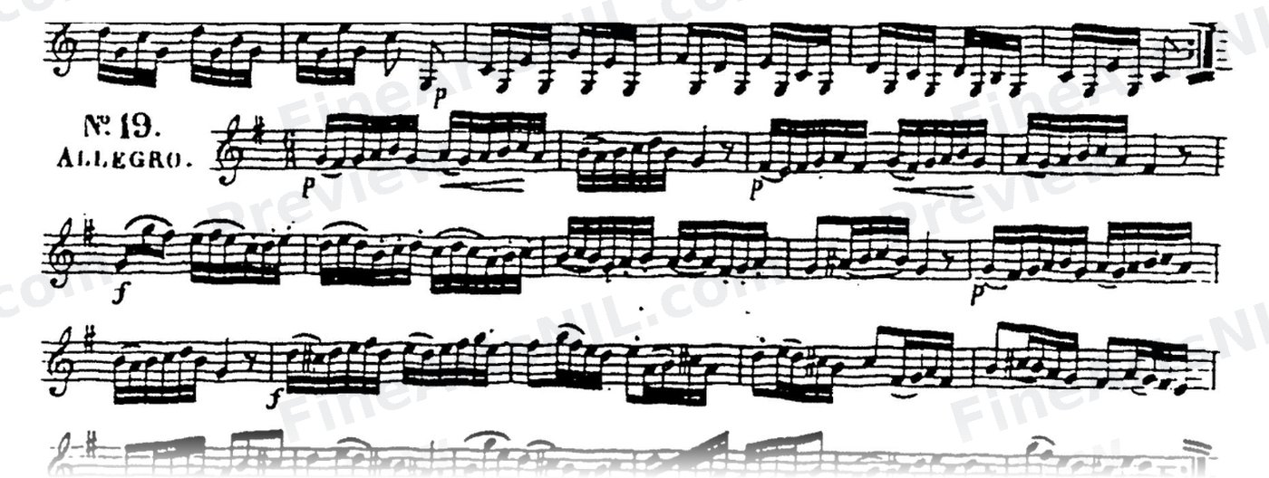 60 Selected Studies, Op. 6 Book I / No. 19 / Study No. 19
