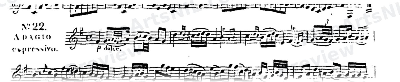60 Selected Studies, Op. 6 Book I / No. 22 / Study No. 22