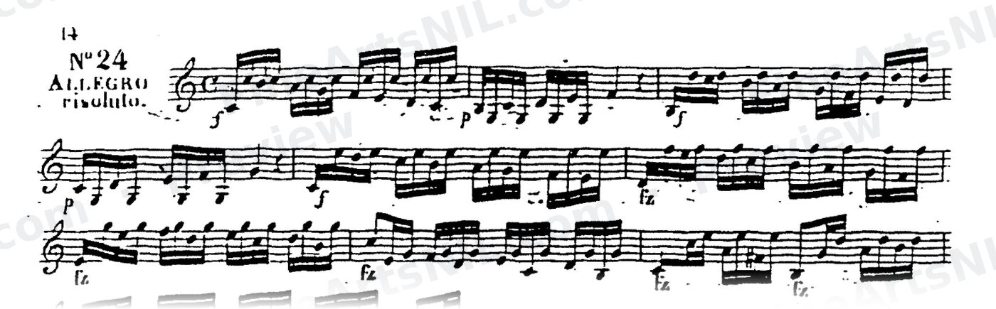 60 Selected Studies, Op. 6 Book I / No. 24 / Study No. 24