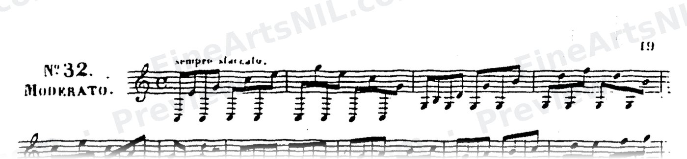 60 Selected Studies, Op. 6 Book I / No. 32 / Study No. 32