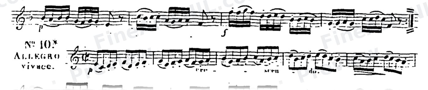 60 Selected Studies, Op. 6 Book I / No. 10 / Study No. 10