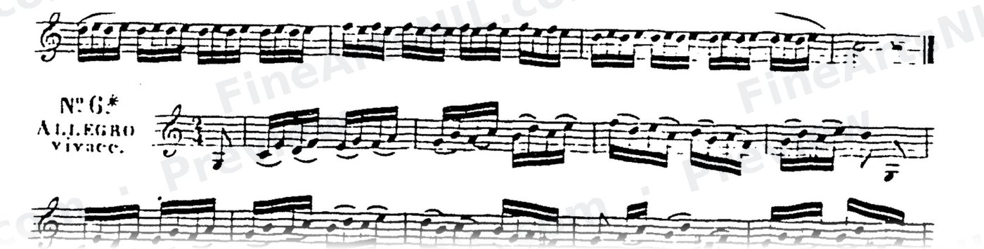 60 Selected Studies, Op. 6 Book I / No. 6 / Study No. 6
