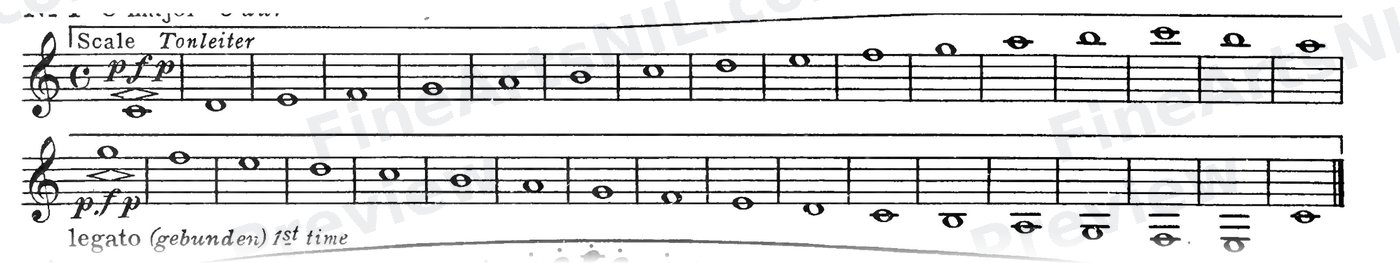 Preparatory Studies (2nd Division, Op. 63) / No. 4 / Preparatory Study No. 4