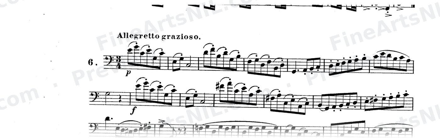 Bassoon Studies, Op. 8 Vol. II / No. 6 / Study No. 6