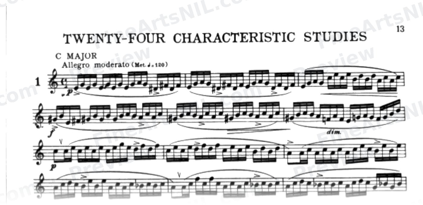 Characteristic Studies / No. 1 / Characteristic Study No. 1
