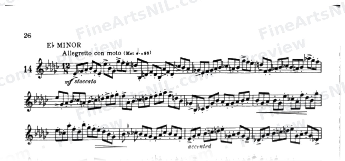 Characteristic Studies / No. 14 / Characteristic Study No. 14