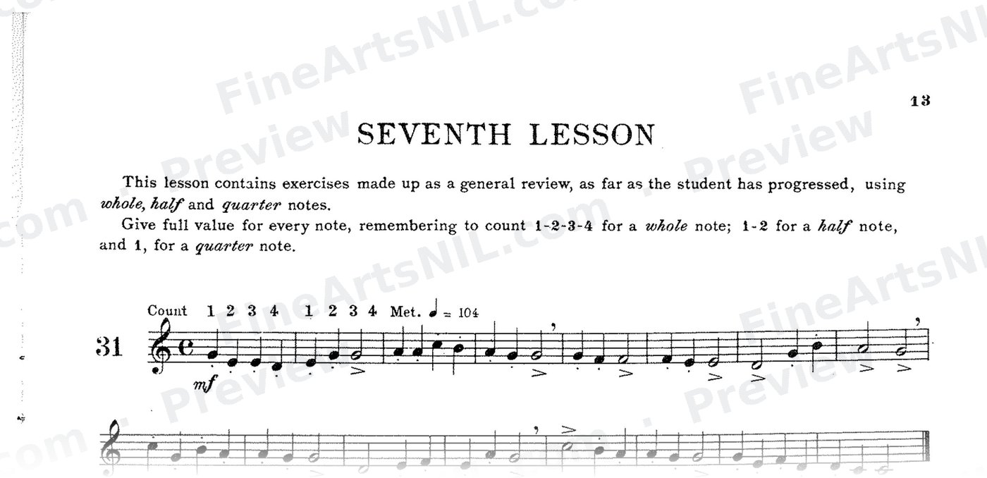 Elementary Studies / No. 8 / Lesson No. 8