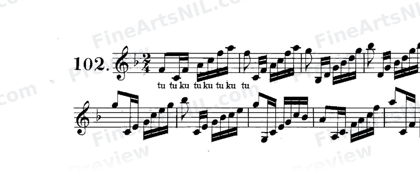 Double Tonguing / No. 102