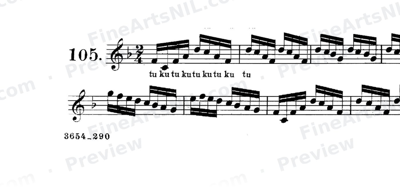 Double Tonguing / No. 105