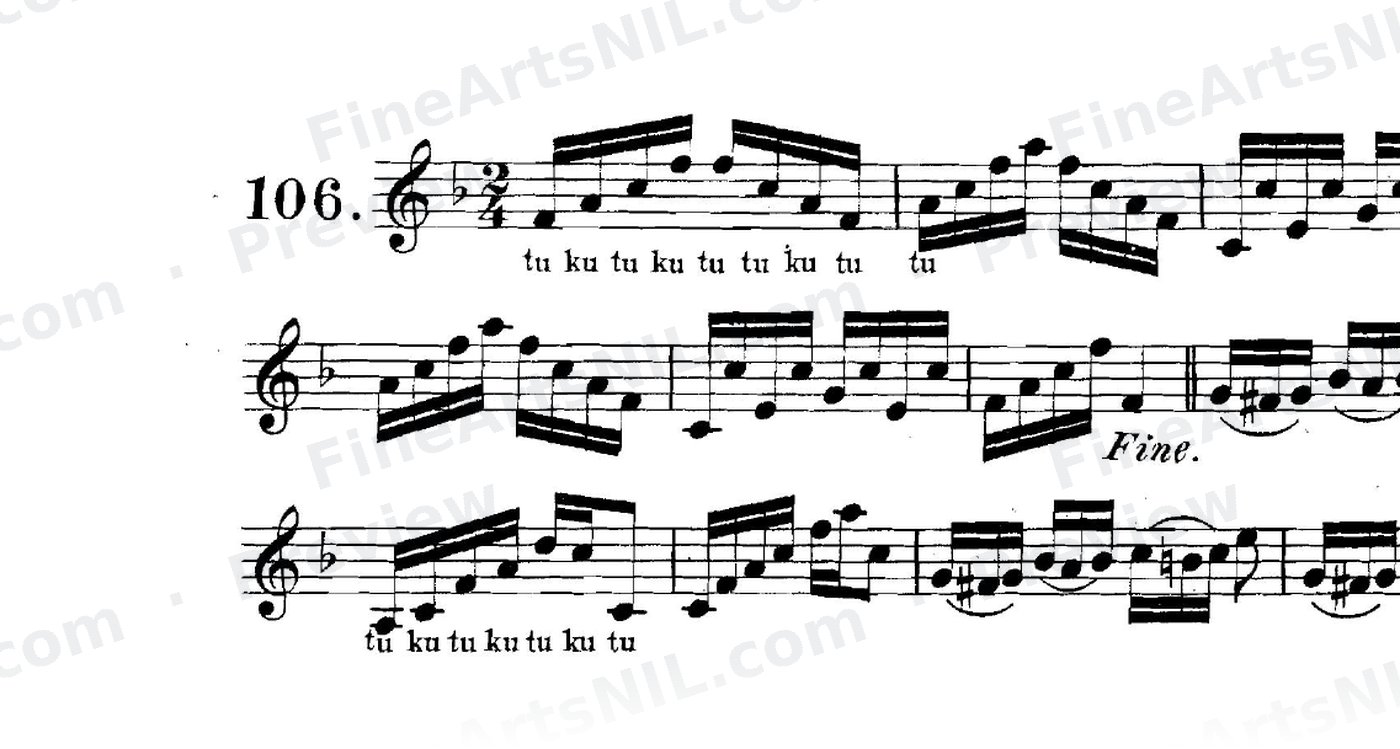 Double Tonguing / No. 106