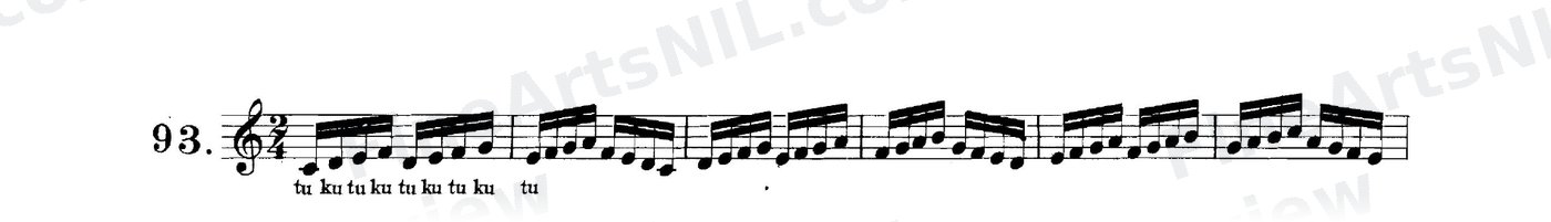 Double Tonguing / No. 93
