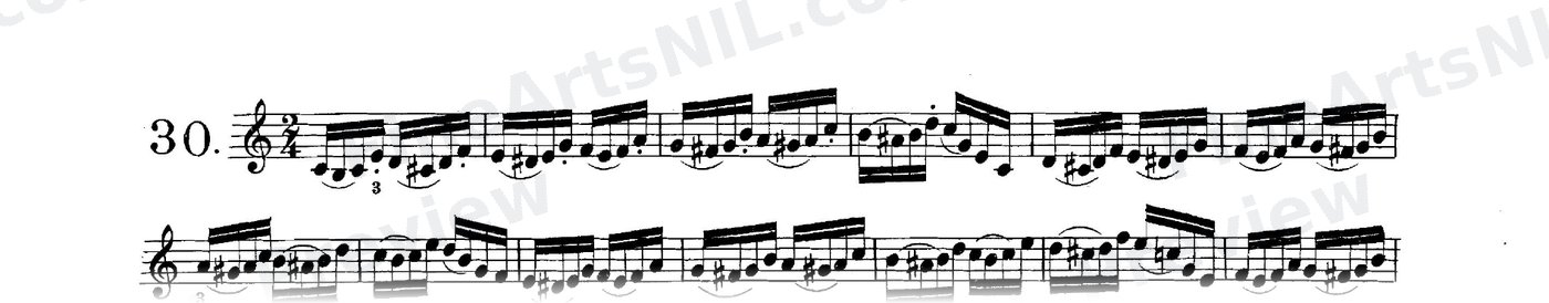 Exercises on Sixteenth Notes / No. 30
