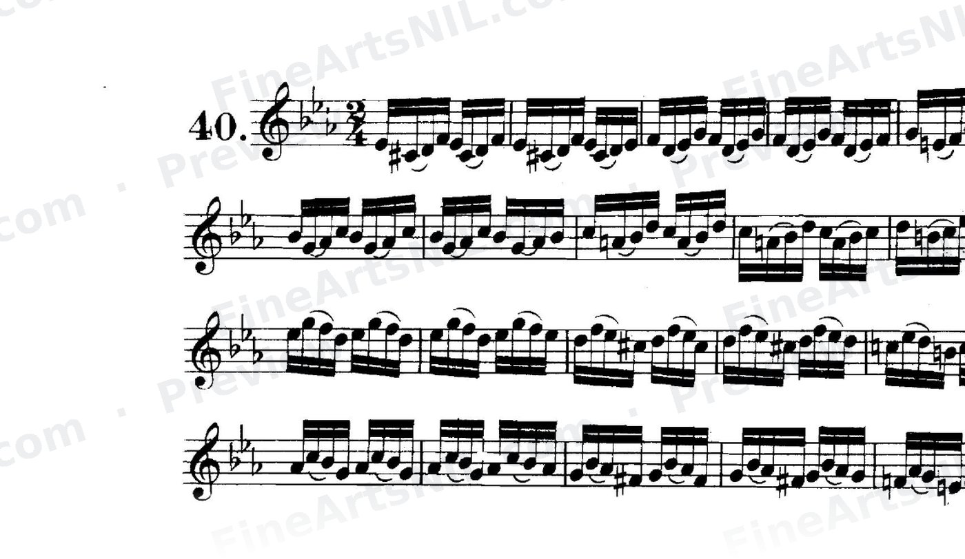 Exercises on Sixteenth Notes / No. 40