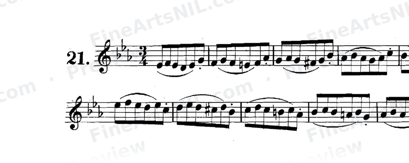 Preparatory Exercises on the Gruppetto / No. 21