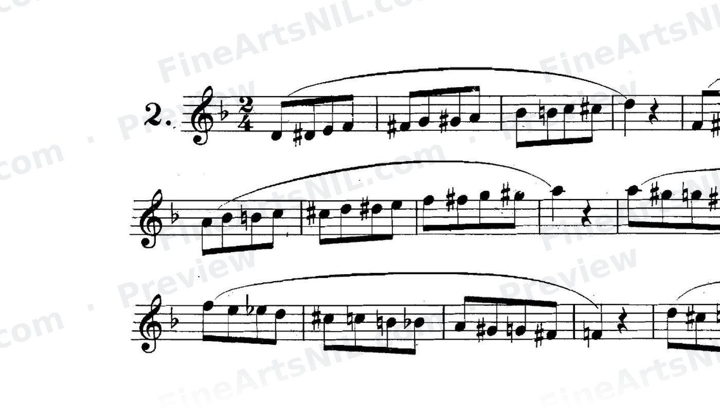Scale Studies - Chromatic Scales / No. 2