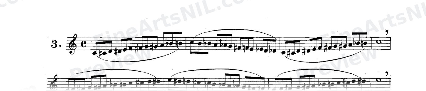 Scale Studies - Chromatic Scales / No. 3