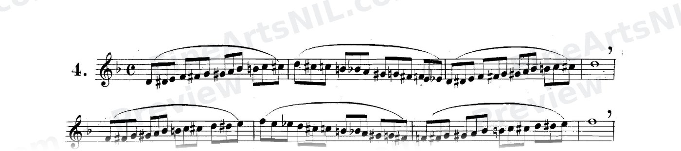 Scale Studies - Chromatic Scales / No. 4