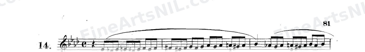 Scale Studies - Chromatic Triplets / No. 14