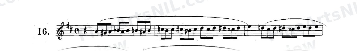 Scale Studies - Chromatic Triplets / No. 16