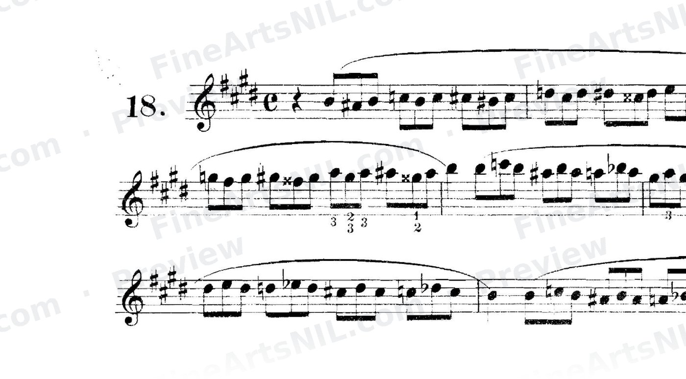 Scale Studies - Chromatic Triplets / No. 18